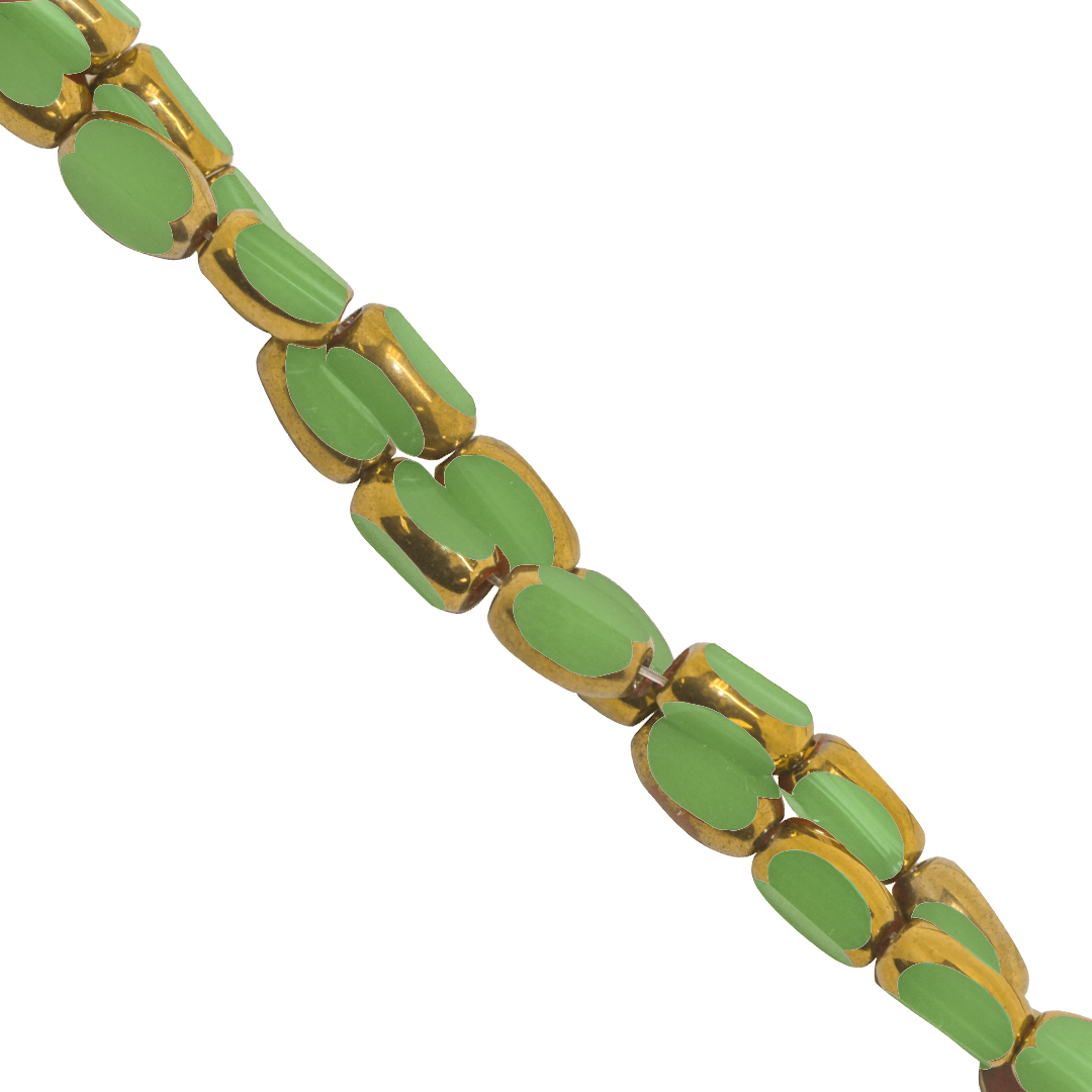 Glass Rice Beads, Opaque, 7mm x 3.5mm, Approx 45 pcs per strand, Available in Multiple Colours