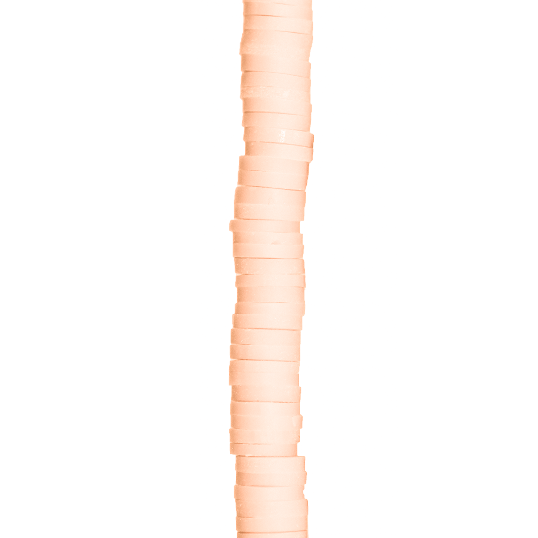 Heishi Beads, Flat Disk Polymer Clay Beads, 6mm, Available in Multiple Colours