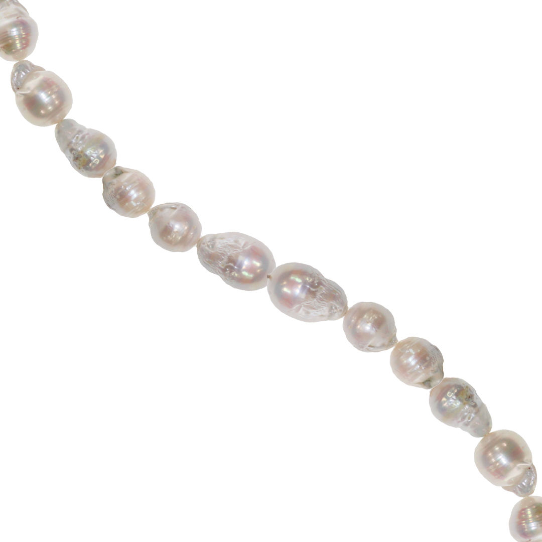 Fresh Water Pearl, Baroque, Iridescent, Approx 18mm x 14mm, 6 pcs per strand