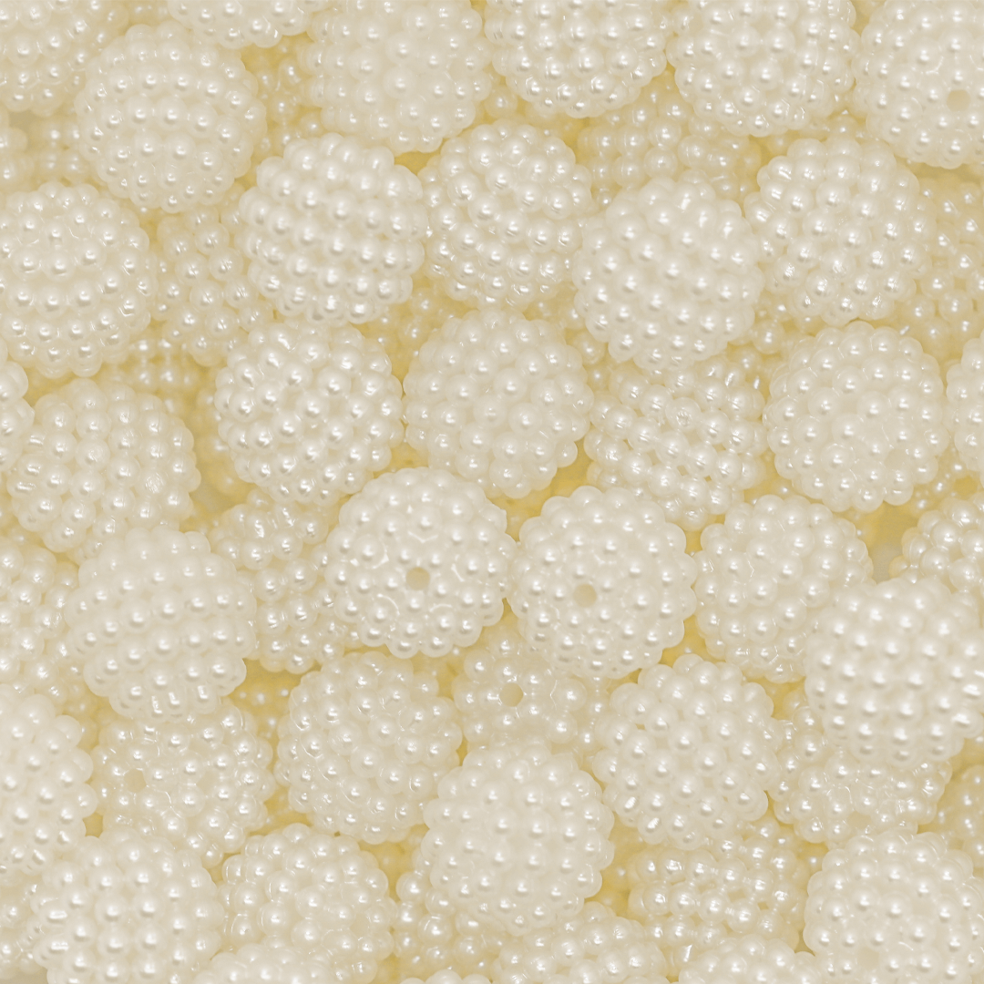 Plastic Berry Bead Bulk Bag, 13.5mm, Sold Per pkg of Approx 150+, Available in Multiple Colours