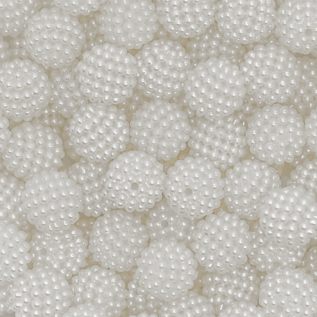 Plastic Berry Bead Bulk Bag, 13.5mm, Sold Per pkg of Approx 150+, Available in Multiple Colours