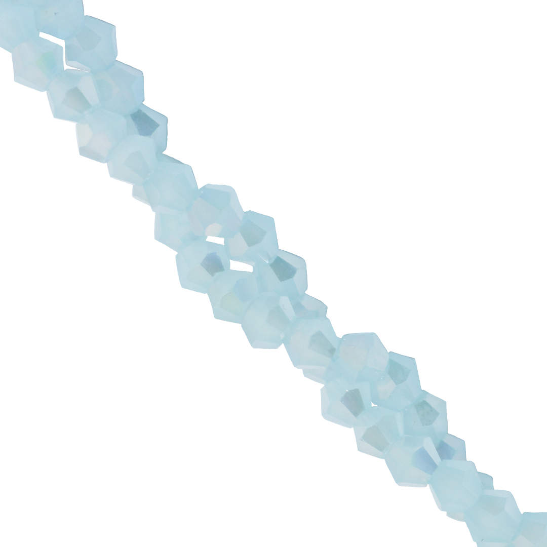 Glass Crystal Beads, Bicone, Faceted, 3mm, Approx 110 pcs per strand, Available in Multiple Colours