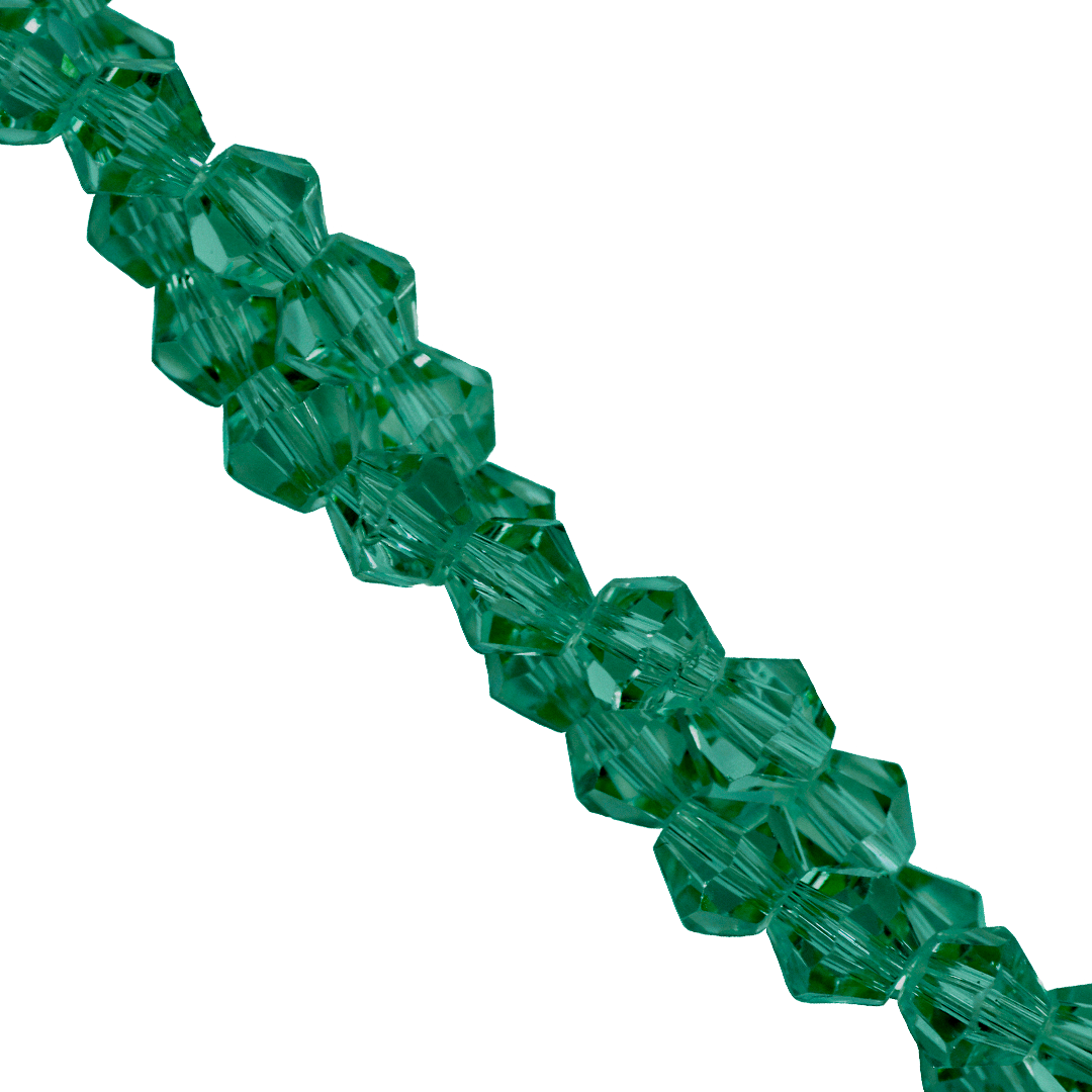 Glass Crystal, Bicone, 6mm, Approx 45 pcs per strand, Available in Multiple Colours