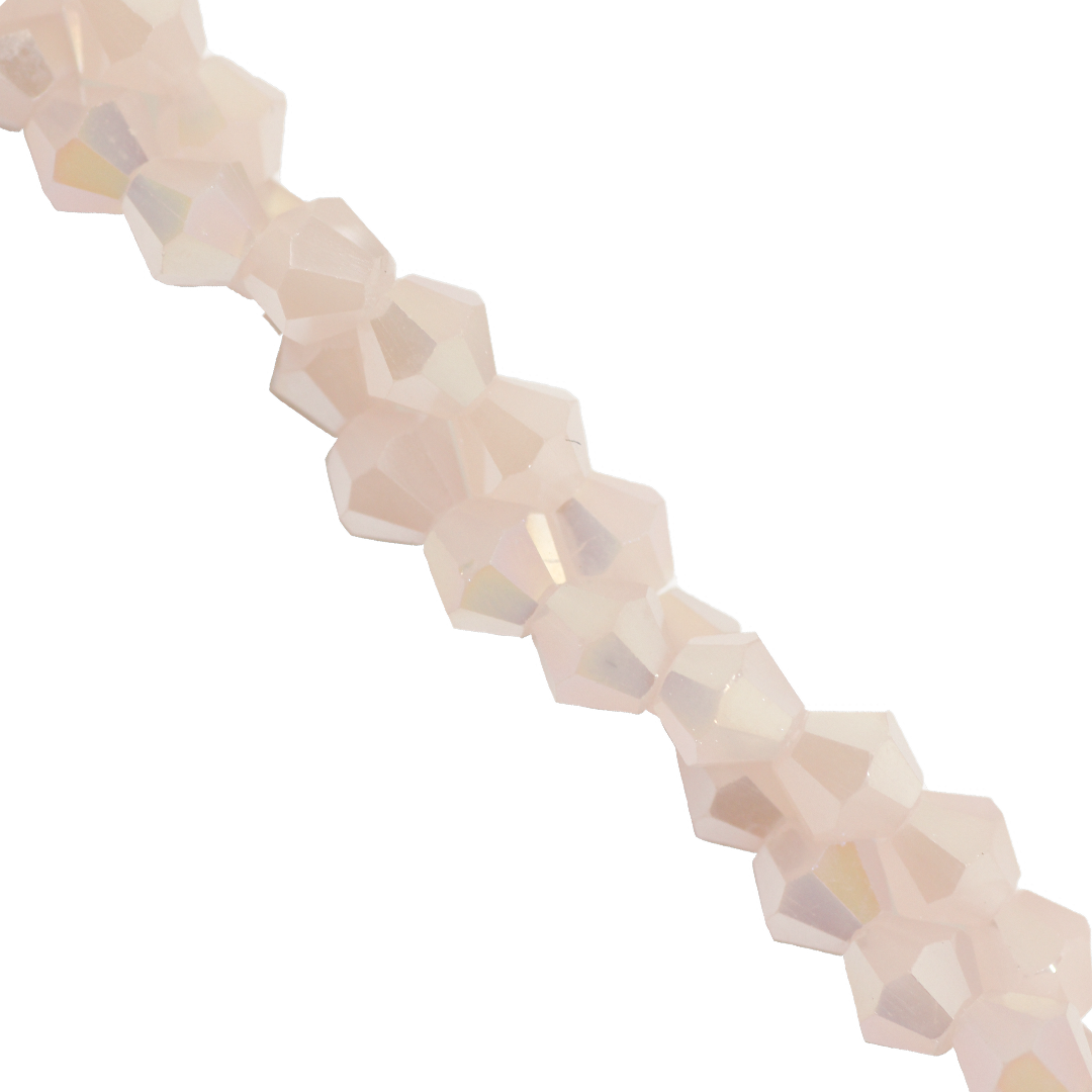 Glass Crystal, Bicone, 6mm, Approx 45 pcs per strand, Available in Multiple Colours