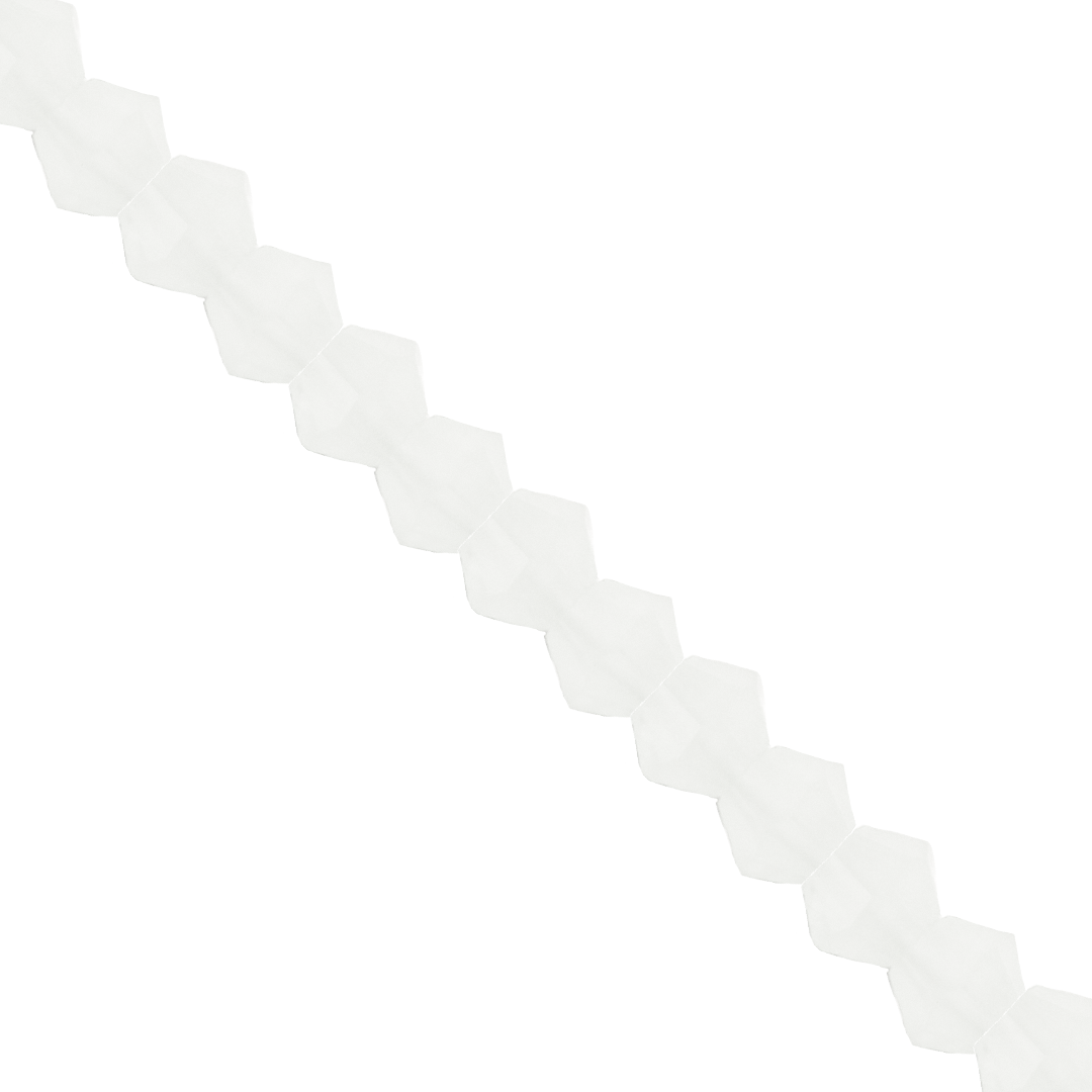 bicone_frosted_white