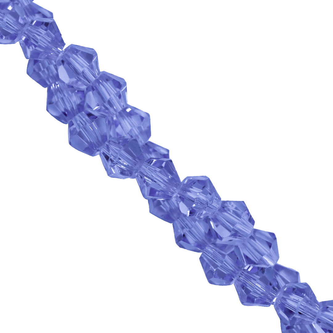 Glass Crystal Beads, Bicone, Faceted, 3mm, Approx 110 pcs per strand, Available in Multiple Colours