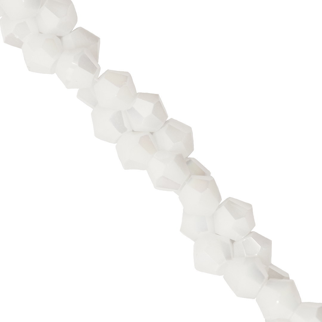 Glass Crystal, Bicone, 6mm, Approx 45 pcs per strand, Available in Multiple Colours