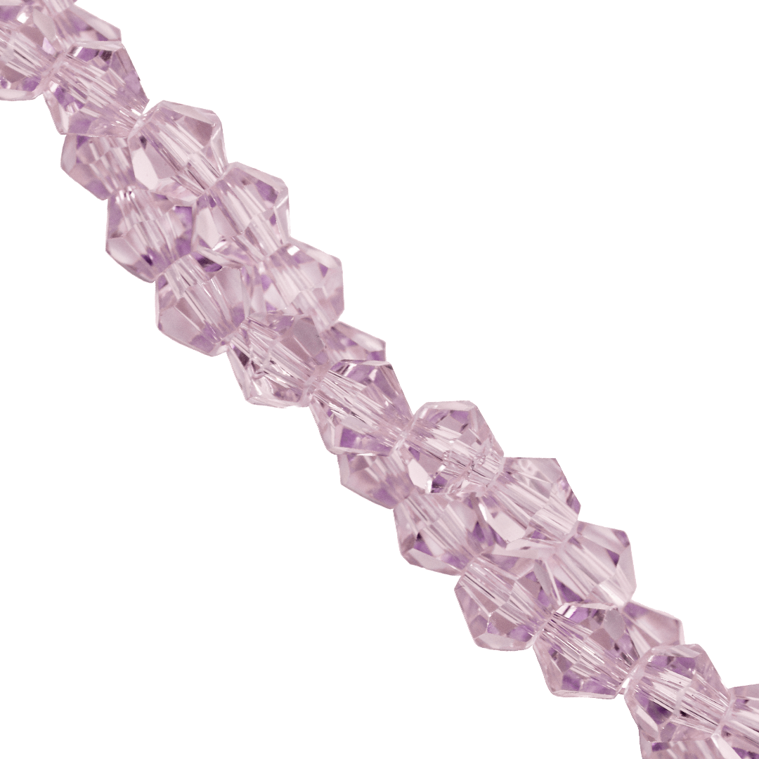 Glass Crystal Beads, Bicone, Faceted, 4mm, Approx 80 pcs per strand, Available in Multiple Colours
