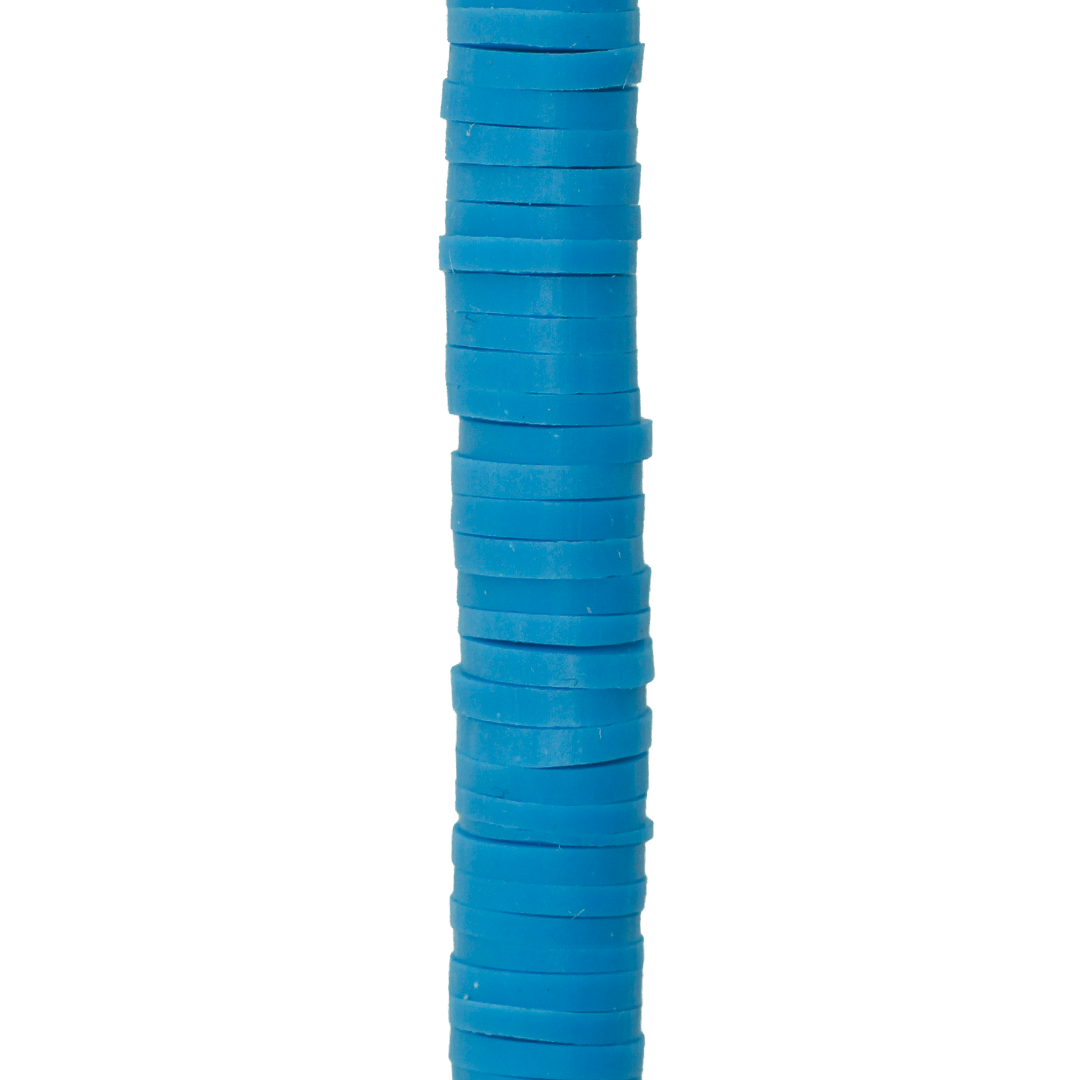 Heishi Beads, Flat Disk Polymer Clay Beads, 6mm, Available in Multiple Colours