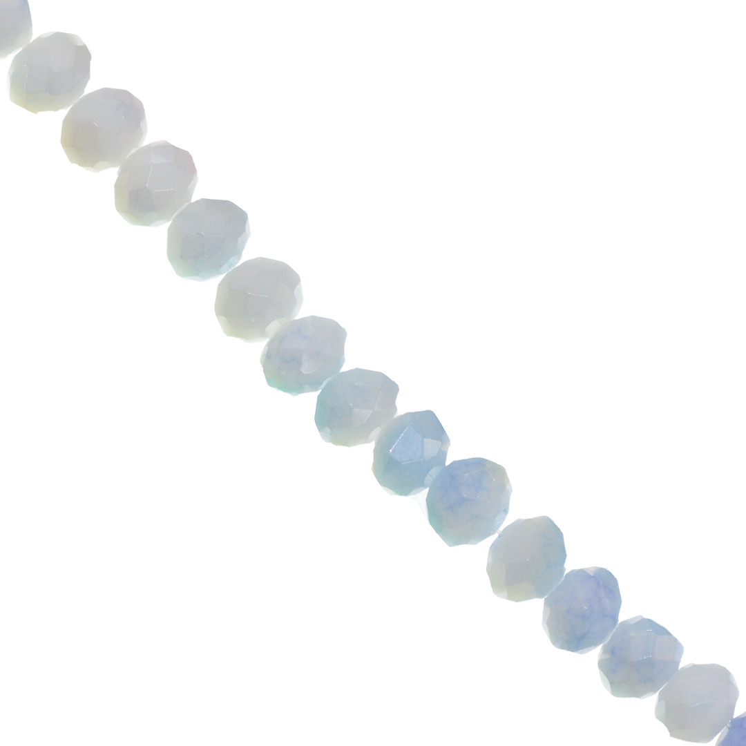 Crystal Glass Beads, Faceted, Rondelle, 4mm, Approx 110 pcs per strand, Available in Multiple Colours