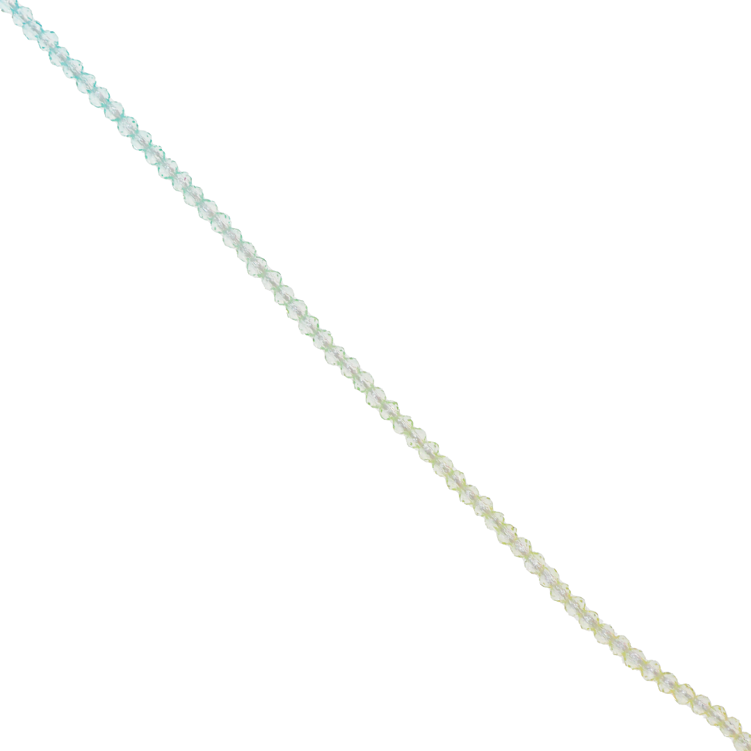 Glass Crystal Beads, Faceted, Round, 2mm, Approx 170 pcs per strand, Available in Multiple Colours