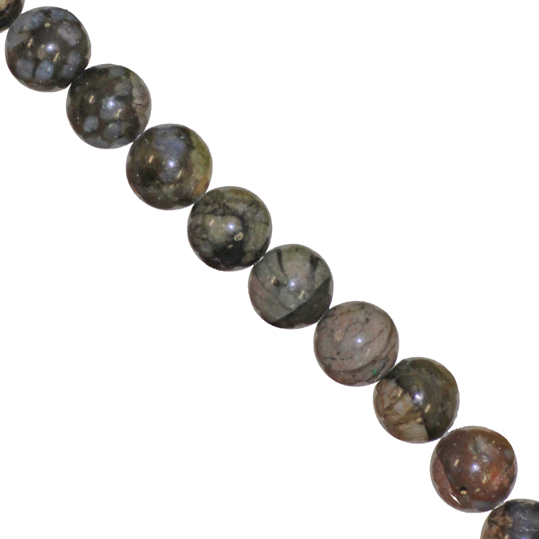 Blue Pattern Jasper, Semi-Precious Stone, Available in Multiple Sizes