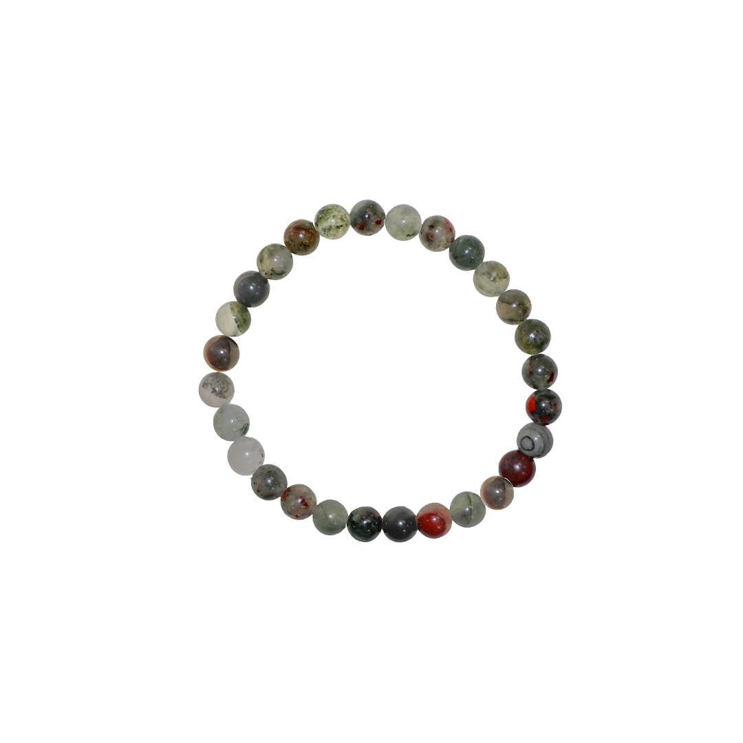 Gemstone Bracelet, 8mm &amp; 6mm, Available in Multiple Gemstones, 1 pc