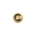 Spacer, Alphabet, Round, Flat, Gold, Alloy, 8mm, Sold Per pkg of 5