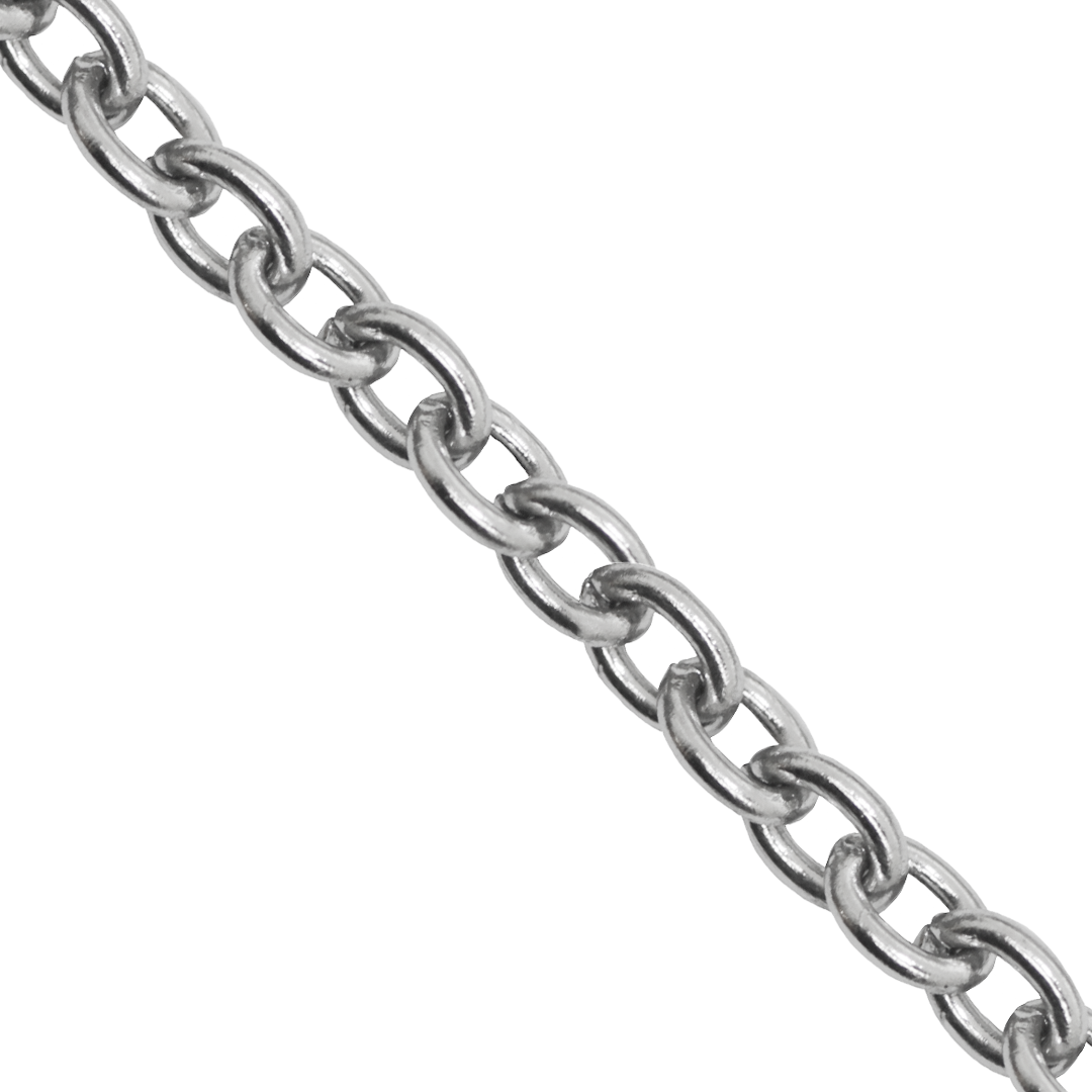 Chains, Cable, Stainless Steel, 3mm x 2mm x 1mm, Sold per Meter