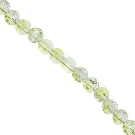 Marble Style Glass Beads, Cracked, 6mm, Approx 130 pcs per strand, Available in Multiple Colours