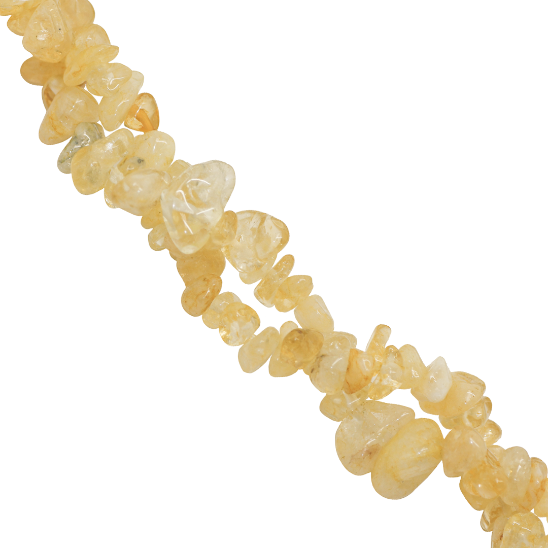 Chipped Citrine, Small, Semi-Precious Stone, Approx 220 pcs per strand