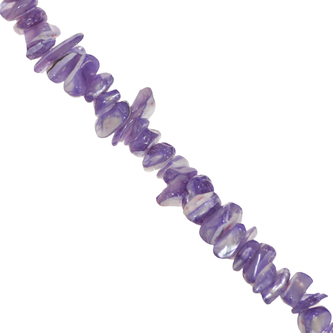 Chipped Shell Beads, Dyed, Approx 8-10mm, Approx 90 pcs per strand, Available in Multiple Colours