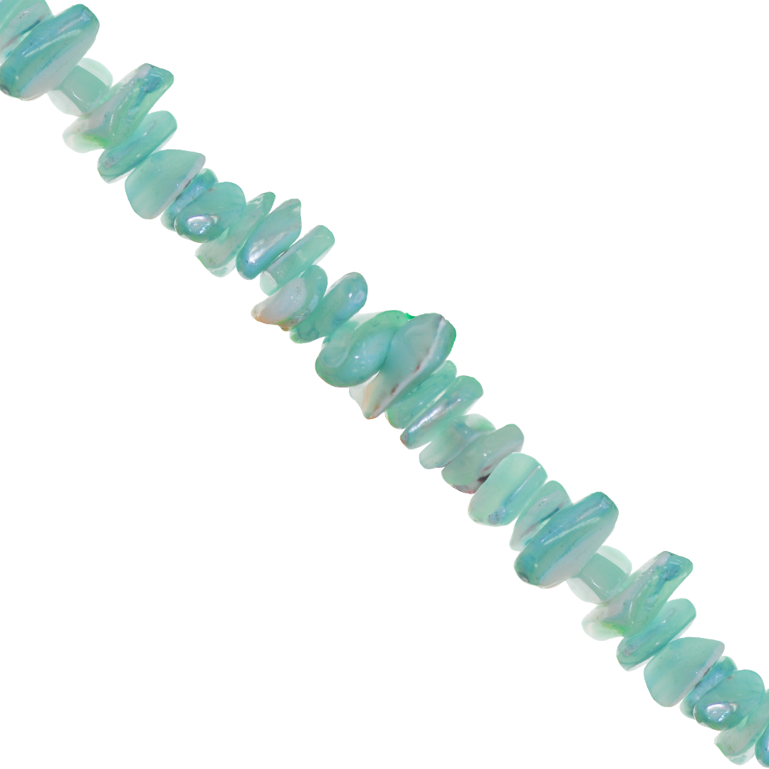 Chipped Shell Beads, Dyed, Approx 8-10mm, Approx 90 pcs per strand, Available in Multiple Colours
