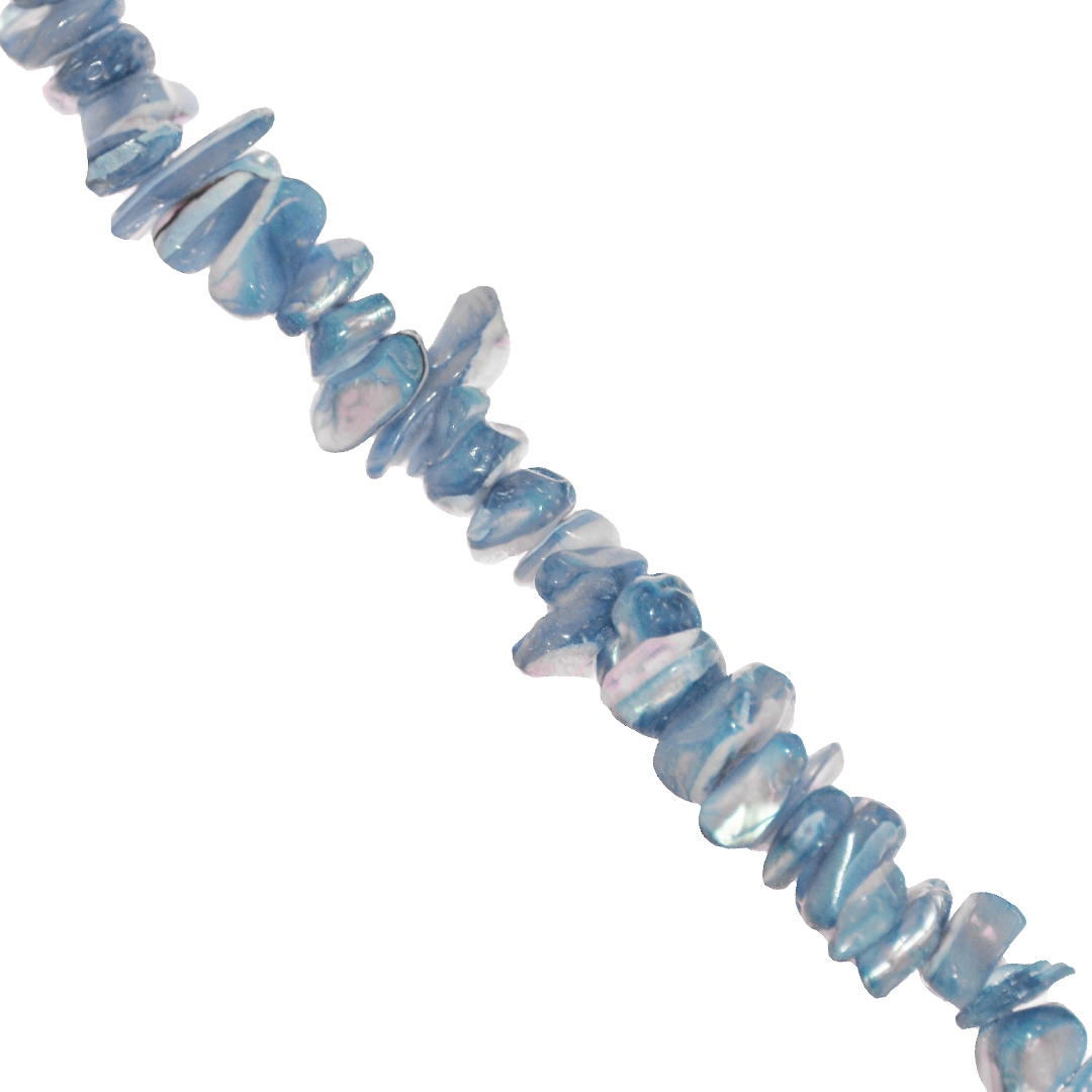 Chipped Shell Beads, Dyed, Approx 8-10mm, Approx 90 pcs per strand, Available in Multiple Colours