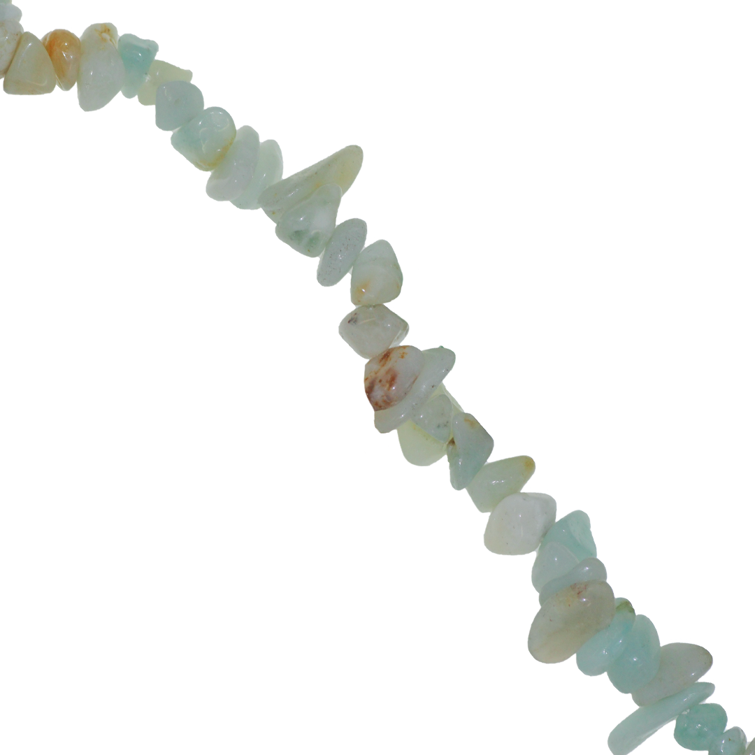 Chipped Amazonite, Semi-Precious Stone, Approx 200 pcs per strand