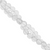 Clear Glass Beads, 4mm, Approx 190 pcs per strand, Available in Multiple Colours