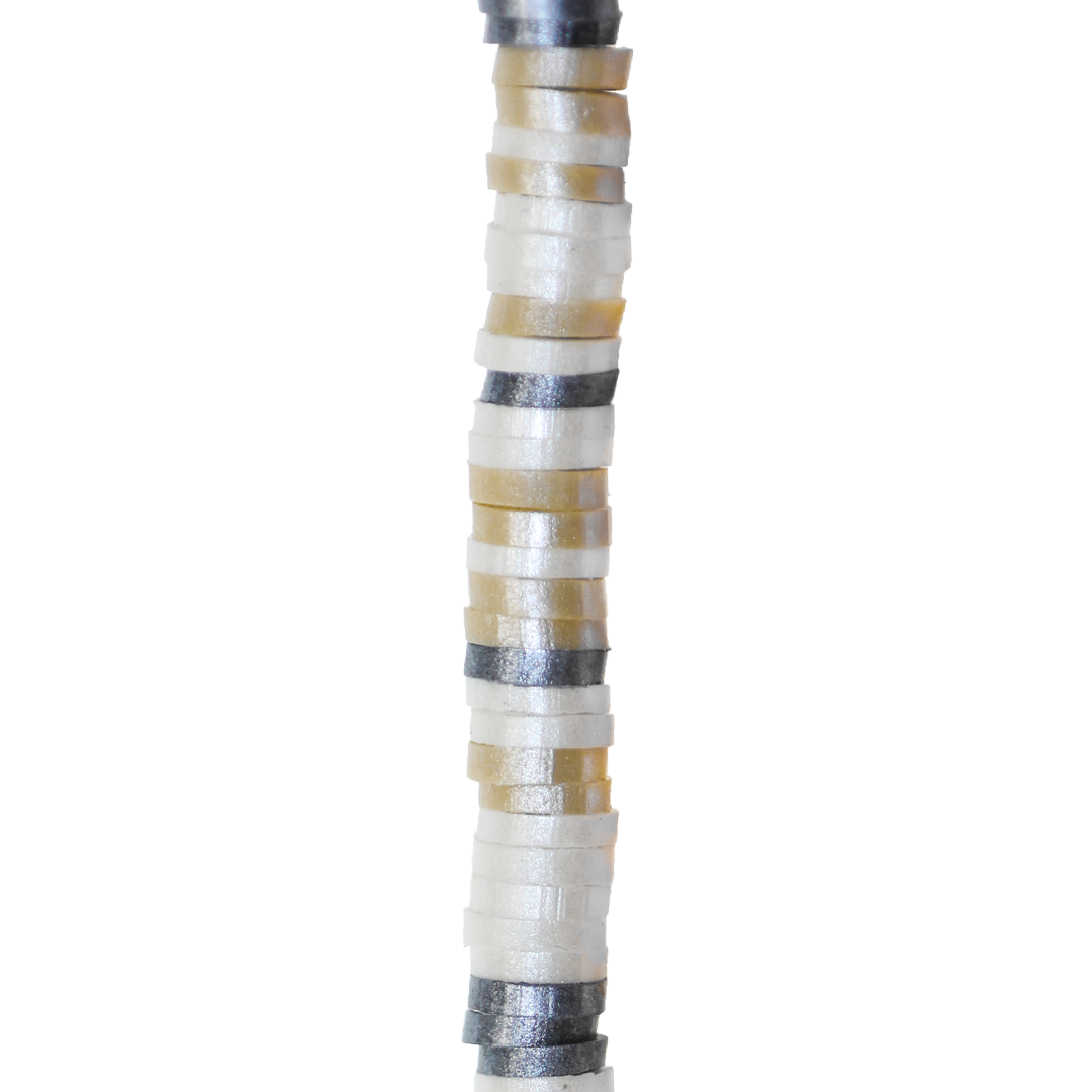 Heishi Beads, Shiny, Flat Disk Polymer Clay Beads, 4mm, Available in Multiple Colours