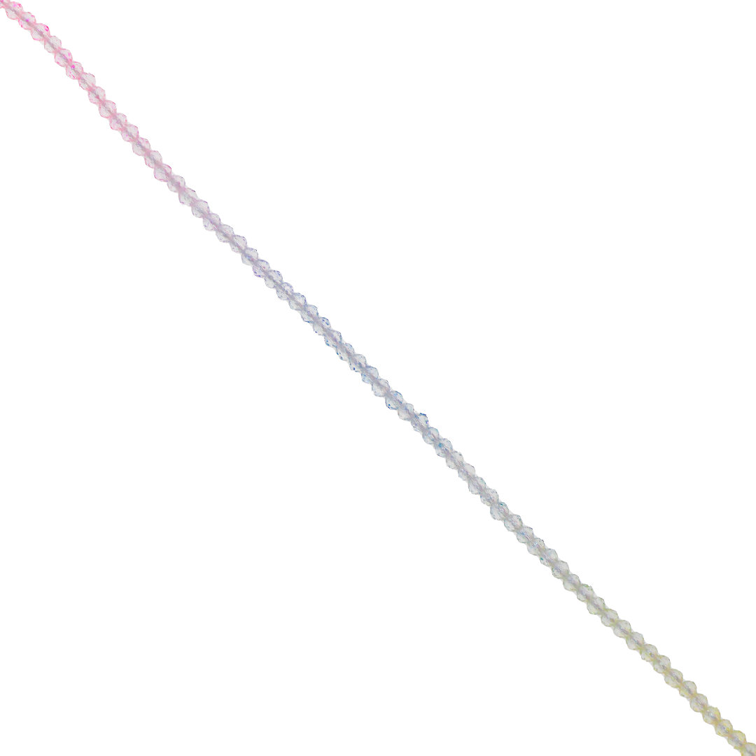 Glass Crystal Beads, Faceted, Round, 2mm, Approx 170 pcs per strand, Available in Multiple Colours