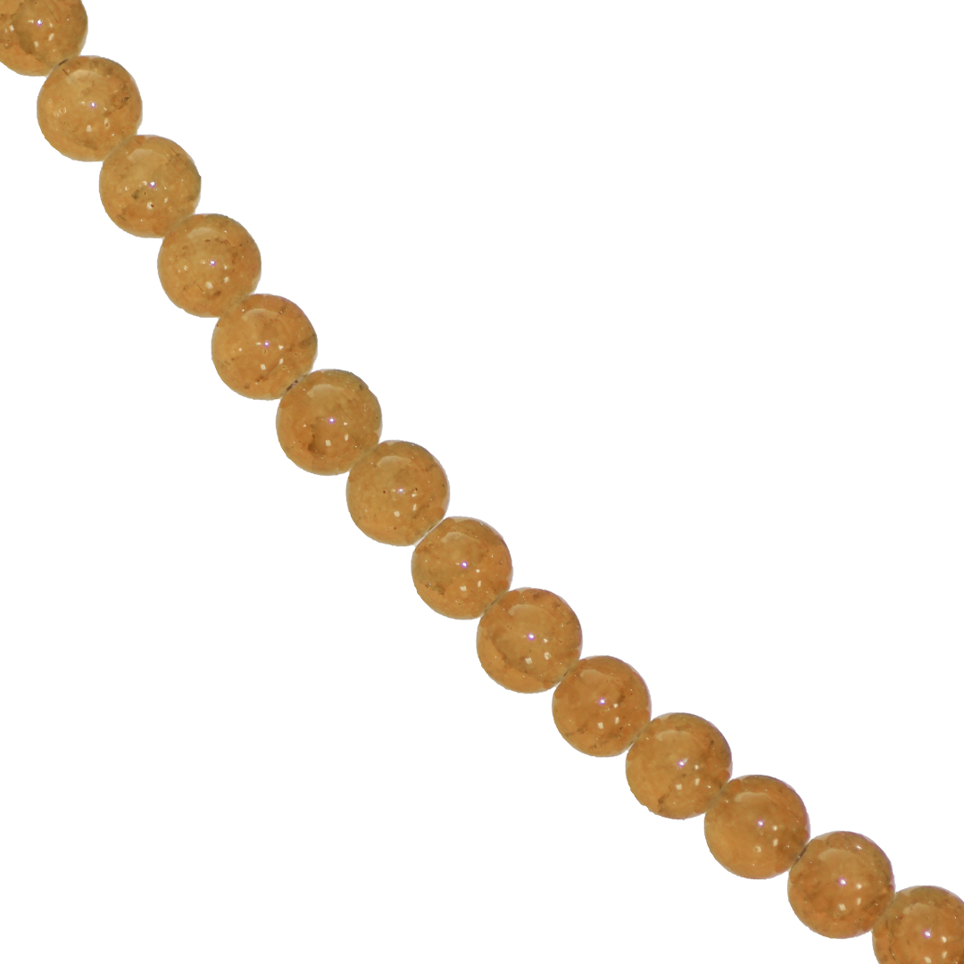 Marble Style Glass Beads, Cracked, 8mm, Approx 95 pcs per strand, Available in Multiple Colours