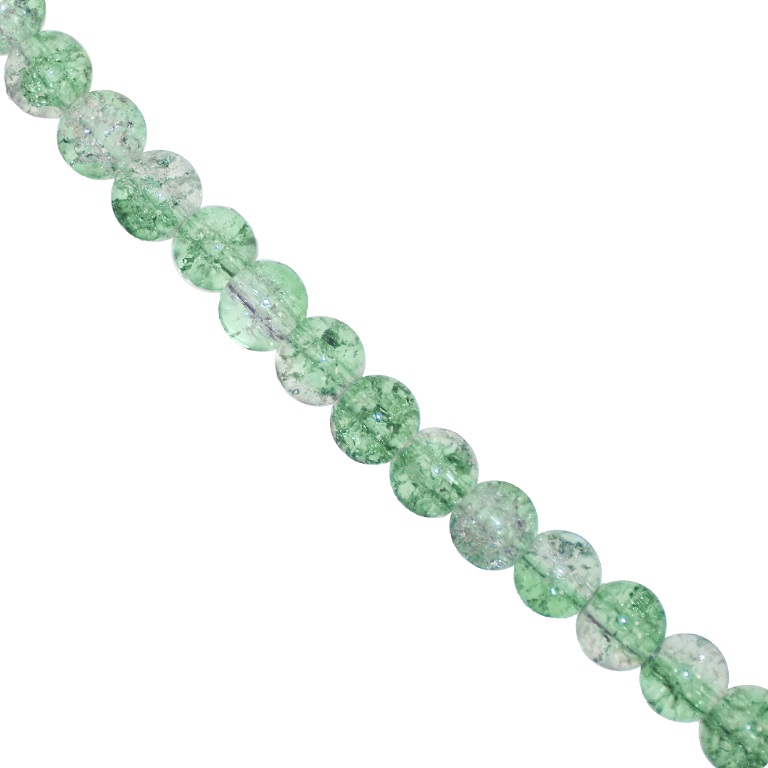 Marble Style Glass Beads, Cracked, Available in Multiple Colours and Sizes