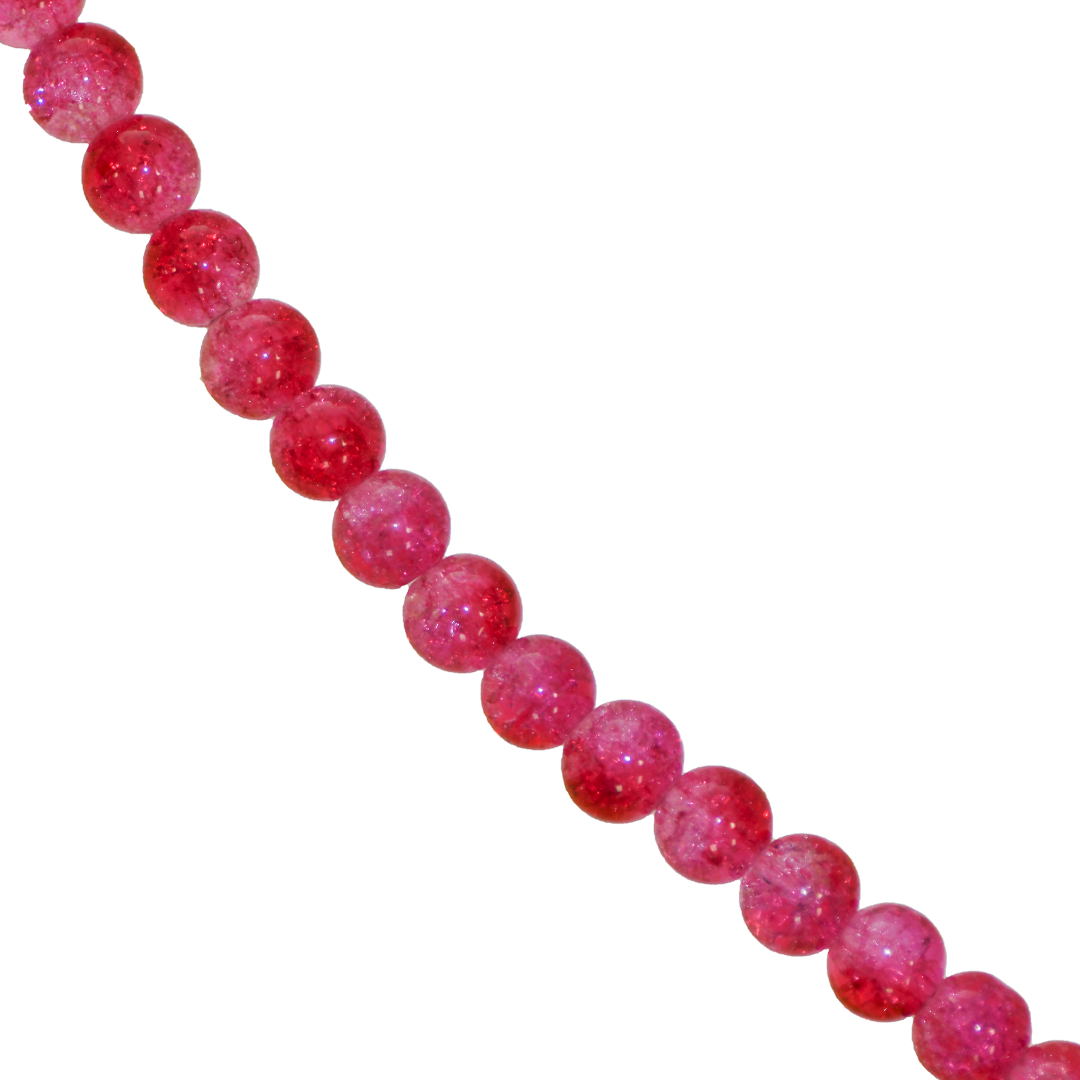 Marble Style Glass Beads, Cracked, Available in Multiple Colours and Sizes