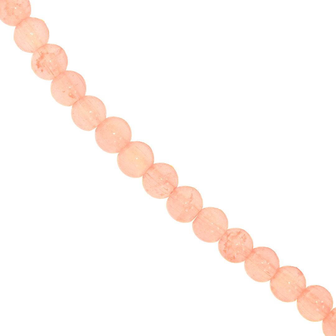 Glass Beads, Cracked, 6mm, Approx 140 pcs per strand, Available in Multiple Colours