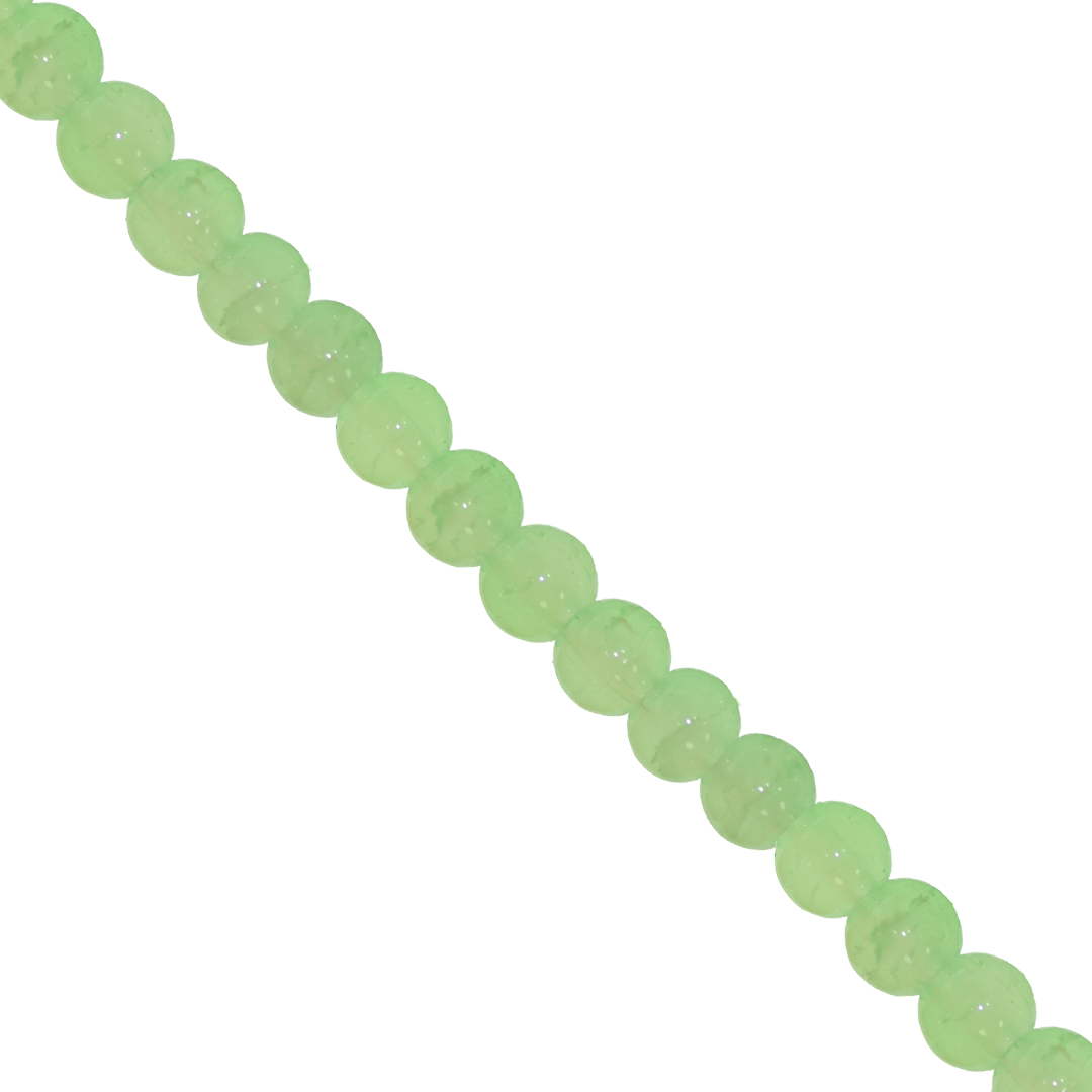 Glass Beads, Cracked, 6mm, Approx 140 pcs per strand, Available in Multiple Colours