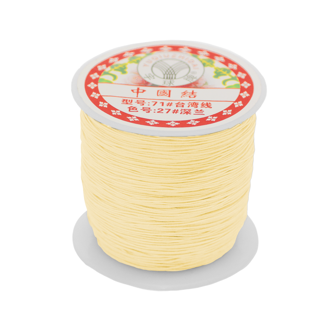 Asian Beading Knotting Cord, Nylon, 0.8mm, Available in Multiple Colours