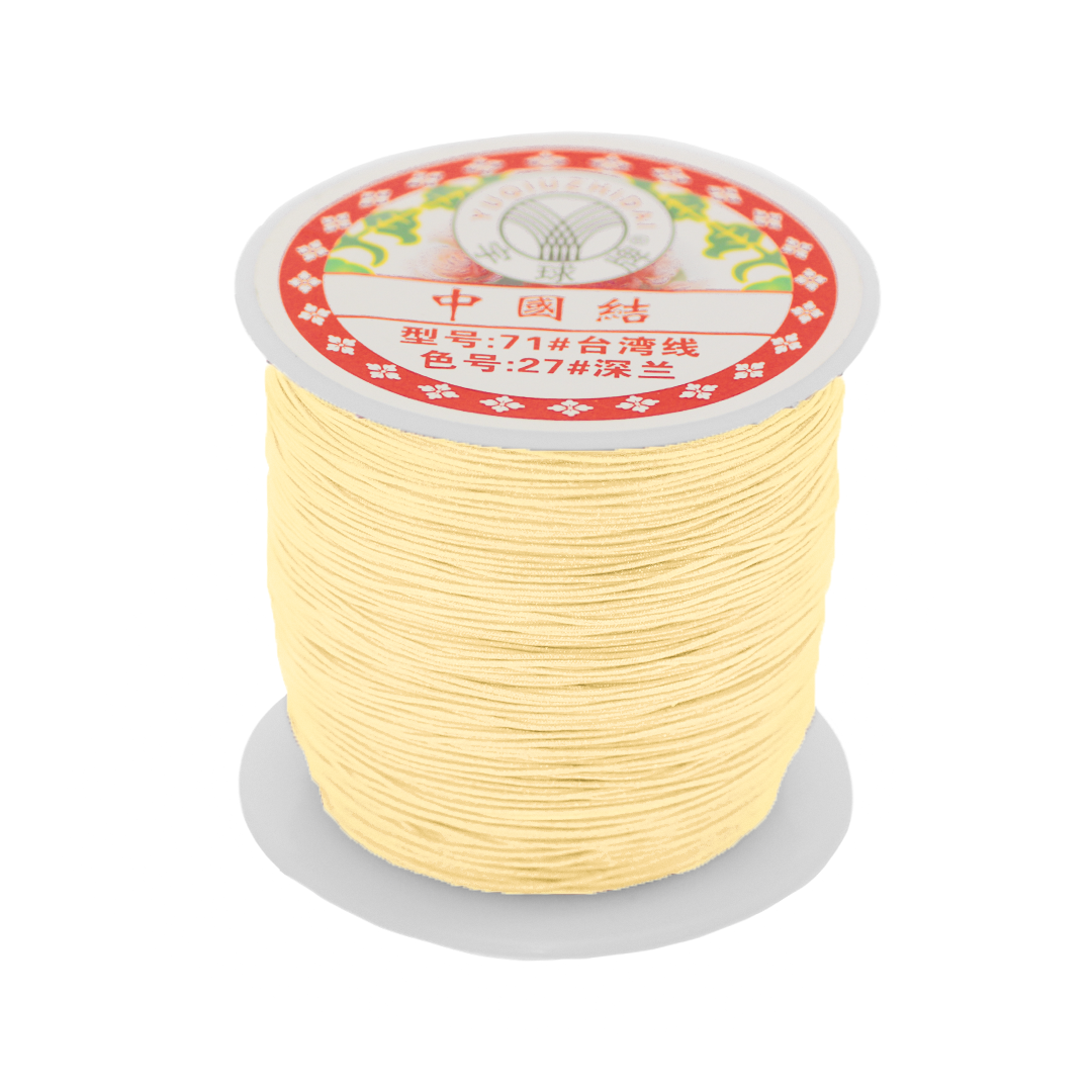 Asian Beading Knotting Cord, Nylon, 0.8mm, Available in Multiple Colours