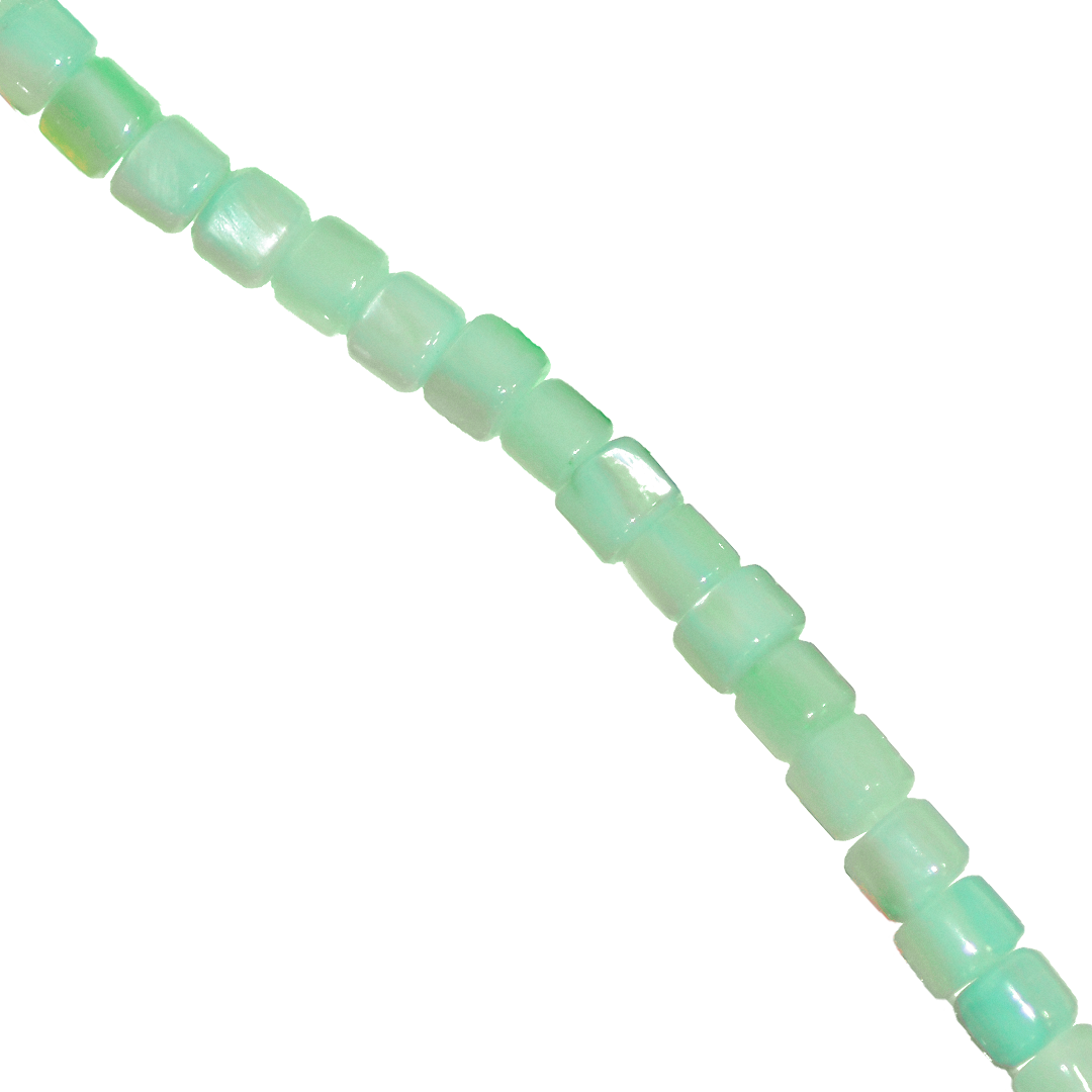 Shell Beads, Dyed, Cylindrical, 3mm x 4mm, Approx 105 pcs per strand, Available in Multiple Colours