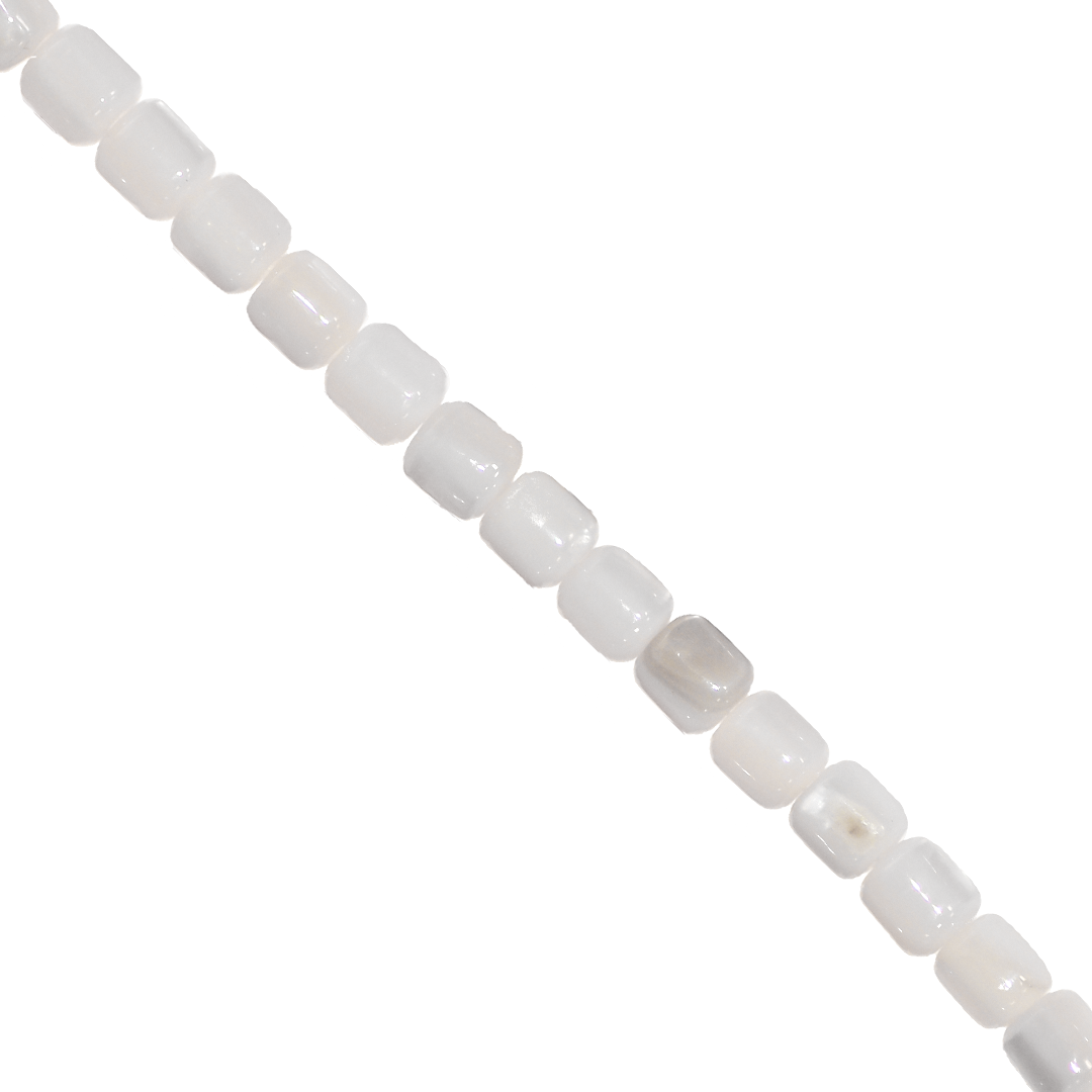 Shell Beads, Dyed, Cylindrical, 3mm x 4mm, Approx 105 pcs per strand, Available in Multiple Colours