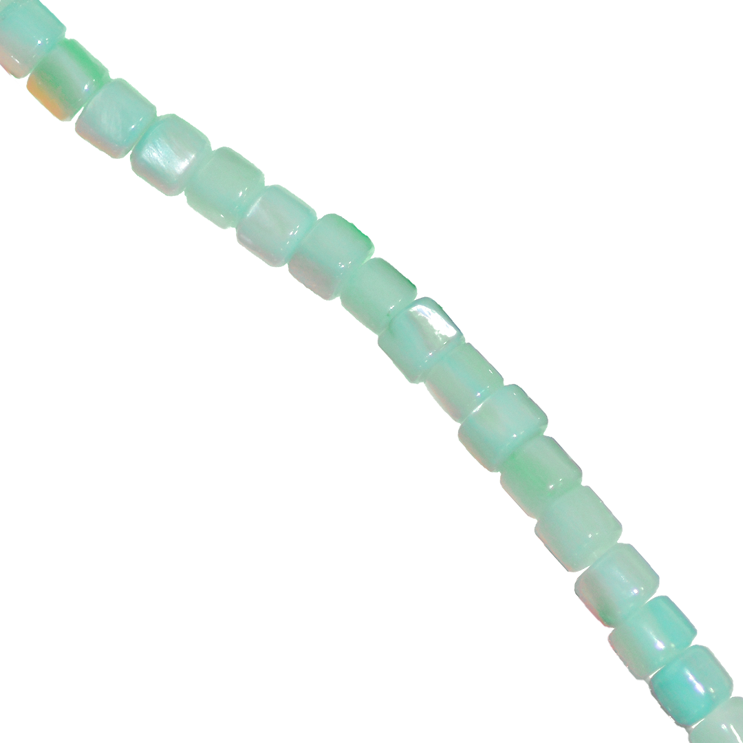 Shell Beads, Dyed, Cylindrical, 3.5mm x 3.5mm, Approx 105 pcs per strand, Available in Multiple Colours