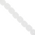 Glass Beads, Cylindrical, Ice, Available in Multiple Sizes