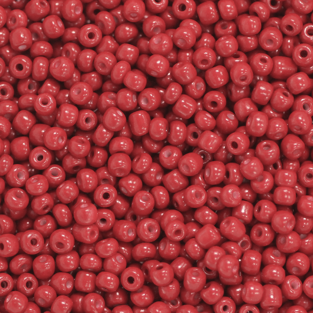 Seed Bead Bulk Bag - 11/0 - Dark Candy Red Opaque - 448g/40,000pcs