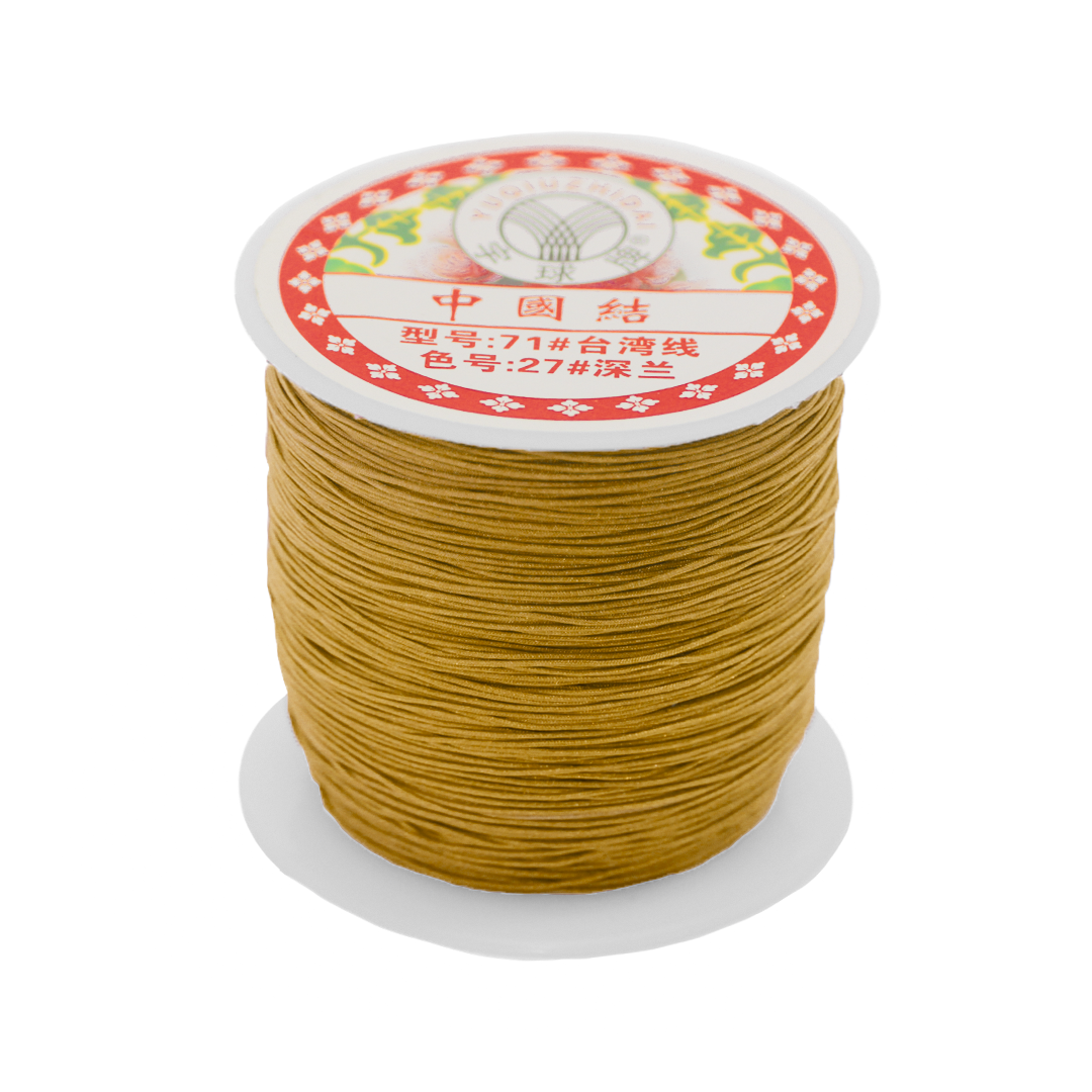 Asian Beading Knotting Cord, Nylon, 0.8mm, Available in Multiple Colours