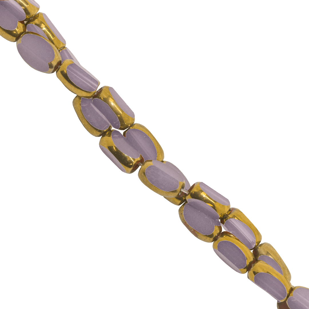 Glass Rice Beads, Opaque, 7mm x 3.5mm, Approx 45 pcs per strand, Available in Multiple Colours