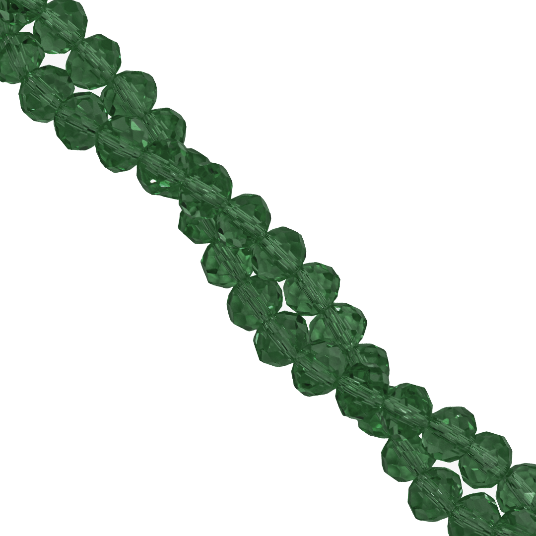 Glass Crystal Beads, Rondelle, Faceted, 3mm, Approx 110 pcs per strand, Available in Multiple Colours