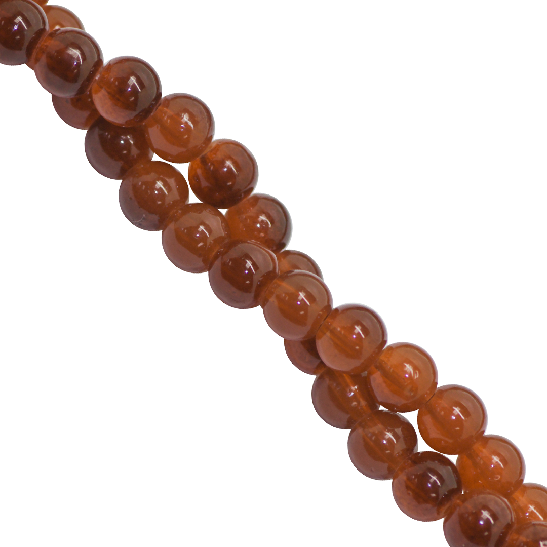 Glass Beads, 6mm, Approx 135 pcs per strand, Available in Multiple Colours