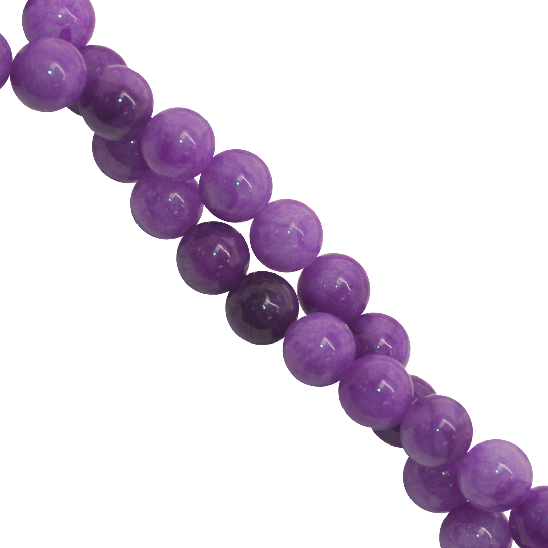 Jade, Dyed, Semi-Precious Stone, 8mm, Available in Multiple Colours