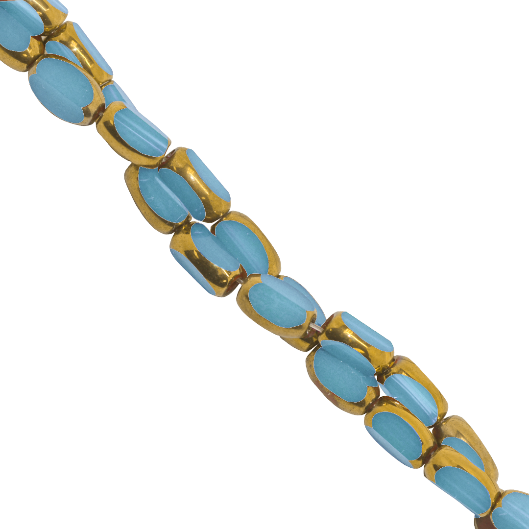 Glass Rice Beads, Opaque, 7mm x 3.5mm, Approx 45 pcs per strand, Available in Multiple Colours