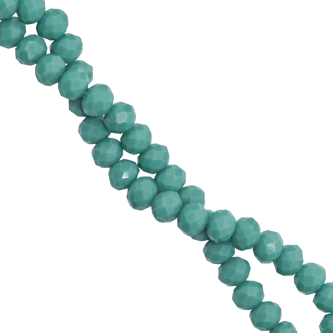 Glass Crystal Beads, Rondelle, Faceted, 4mm x 3.5mm, 105 pcs per strand, Available in Multiple Colours