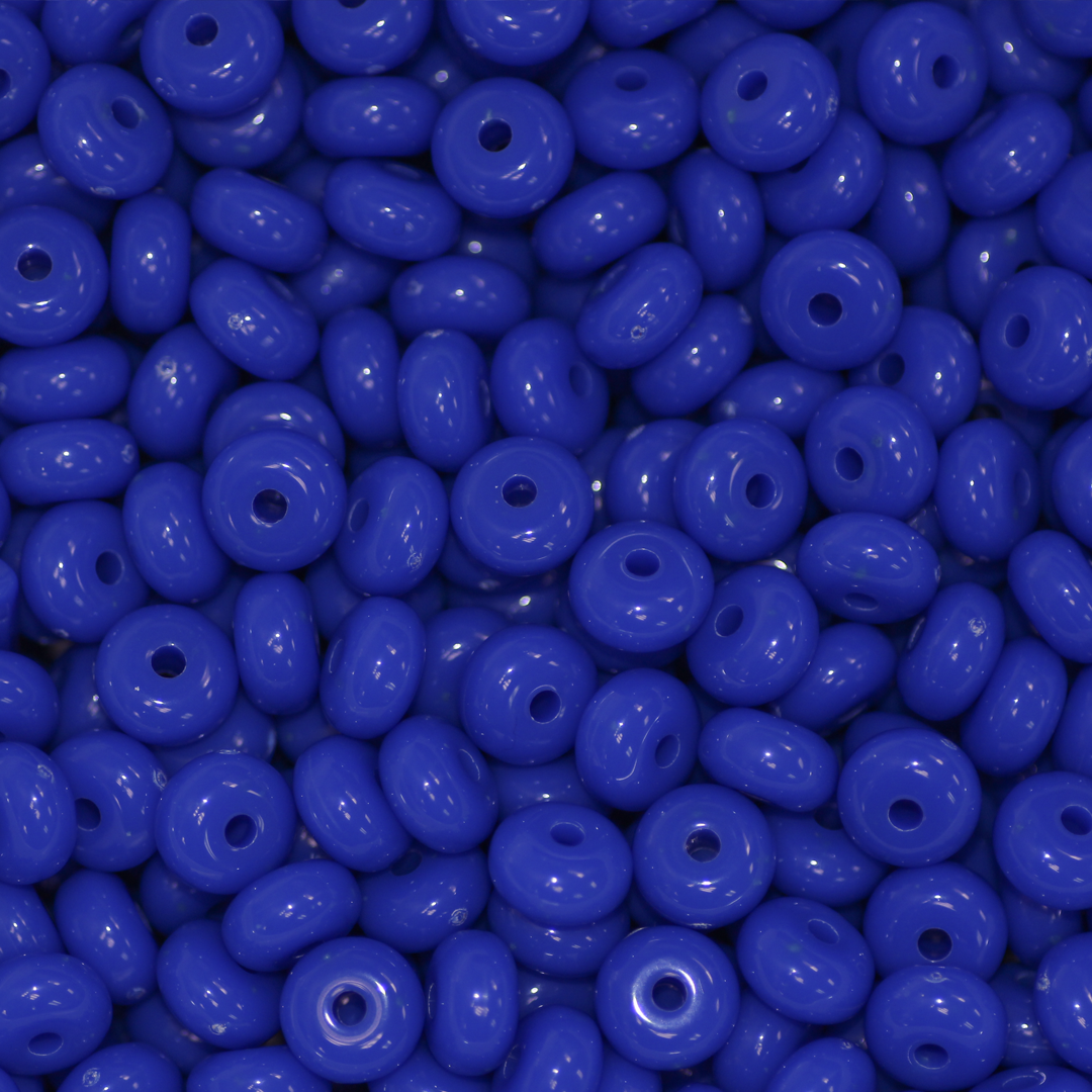 Plastic Beads Bulk Bag, Rondelle, Opaque, 8mm x 4.5mm, Sold Per pkg of Approx 1000, Available in Multiple Colours