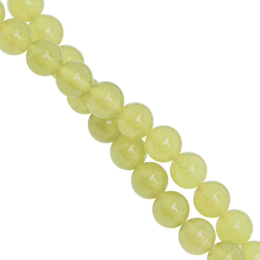 Lime Green Jade, Dyed, Semi-Precious Stone, Available in Multiple Sizes