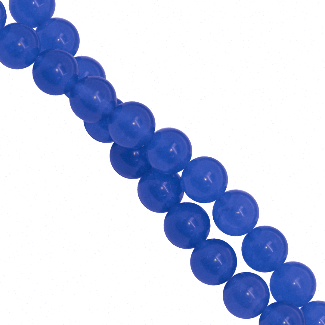 Blue Jade, Dyed, Semi-Precious Stone, Available in Multiple Sizes